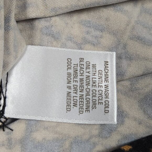 Roz‎ & Ali Womens Medium Sleeveless Asymmetrical Animal Print Layered Hem Blouse - Picture 7 of 8